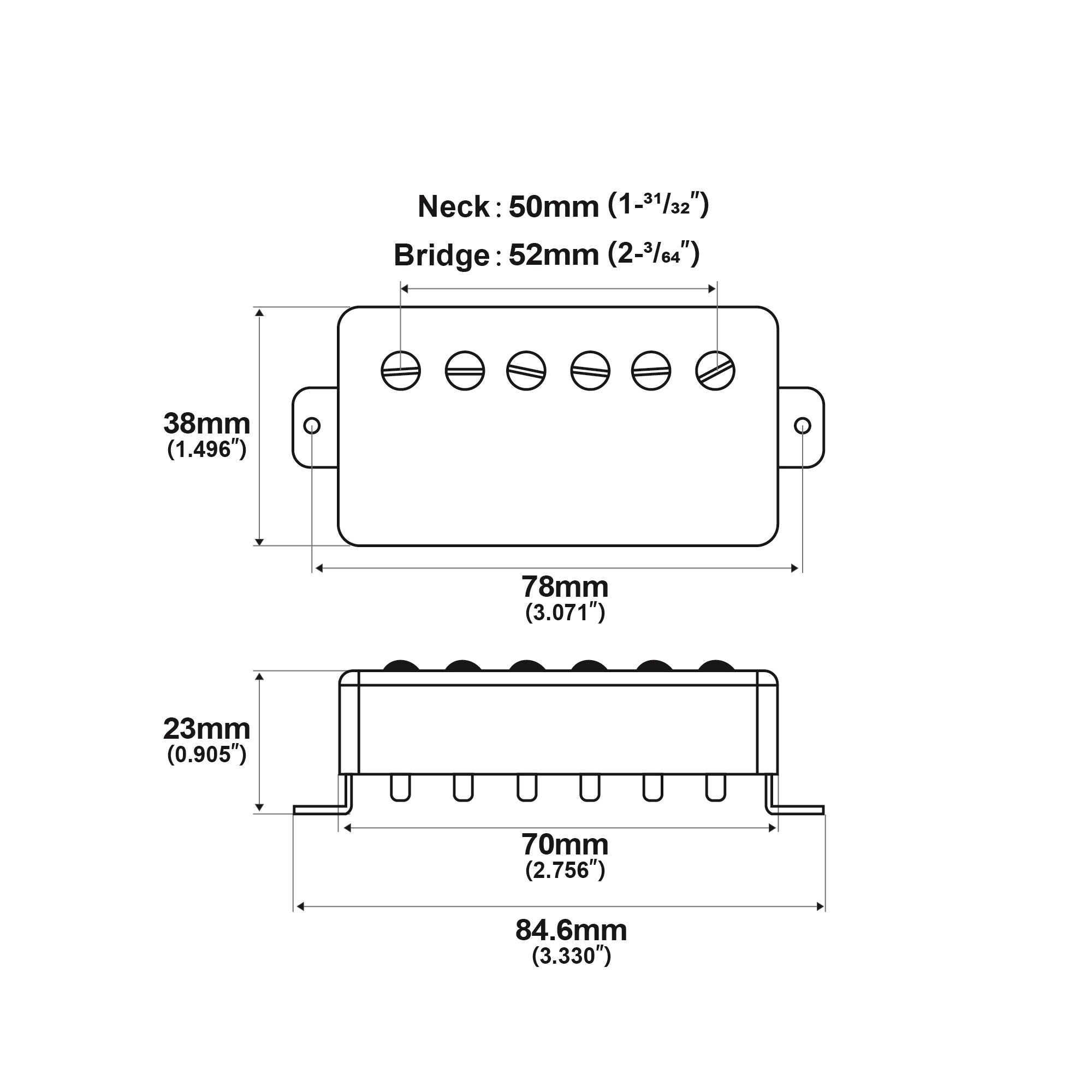 RPH3 – Alnico II Humbucker Set